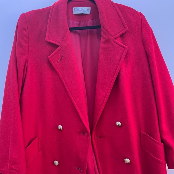 Wool double breasted duster jacket - Picture 4 of 14